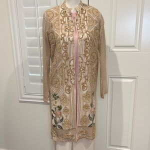 Pakistani Almirah 3-piece formal chiffon suit embroidered & sequinned New